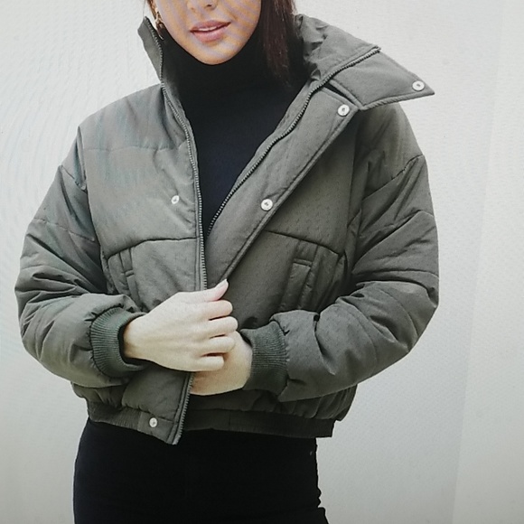 Primrose Button up Puffy Jacket - Picture 5 of 8